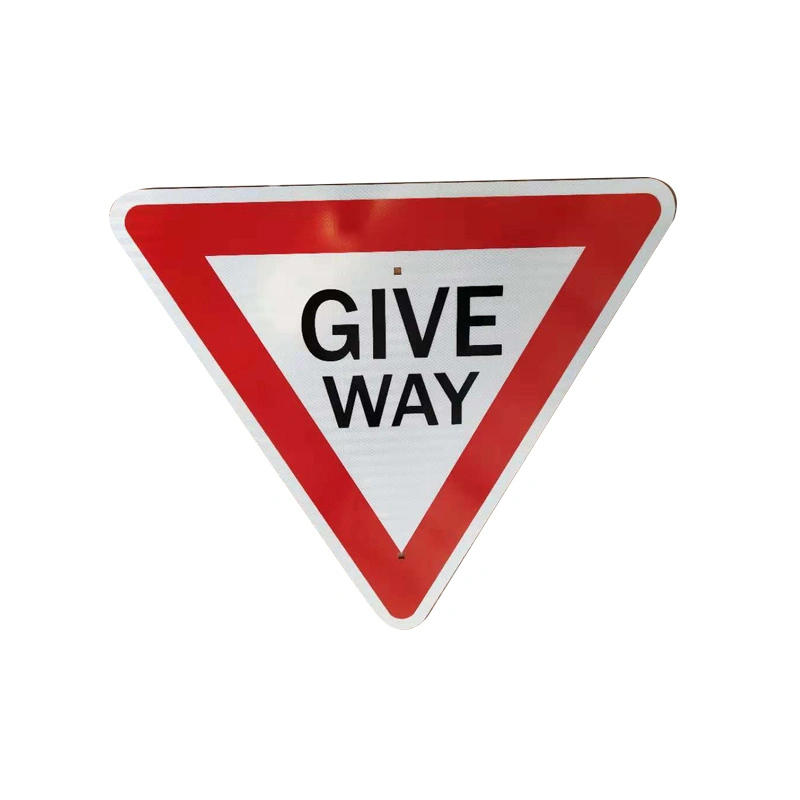 Custom Size Shape Aluminum Traffic Sign for Warning