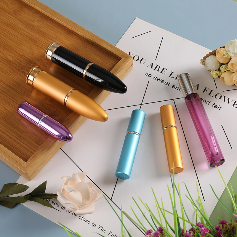 Mist Sprayer 5ml Mini Portable Refillable Replaceable Cosmetic Perfume Bottle Atomizer for Deodorant with Window