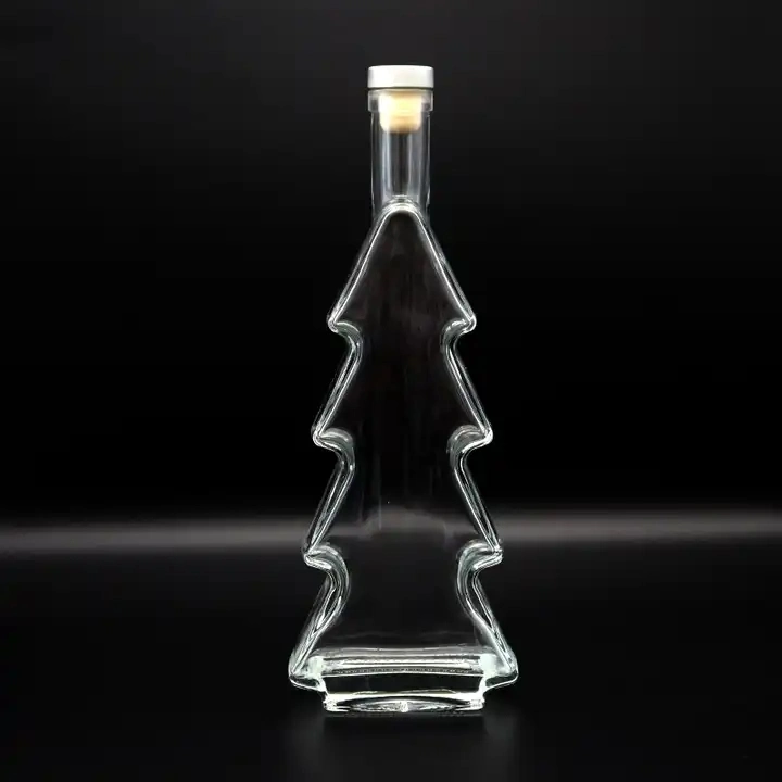 Unique Glass Water Bottle with Cork Stoppers for Sale