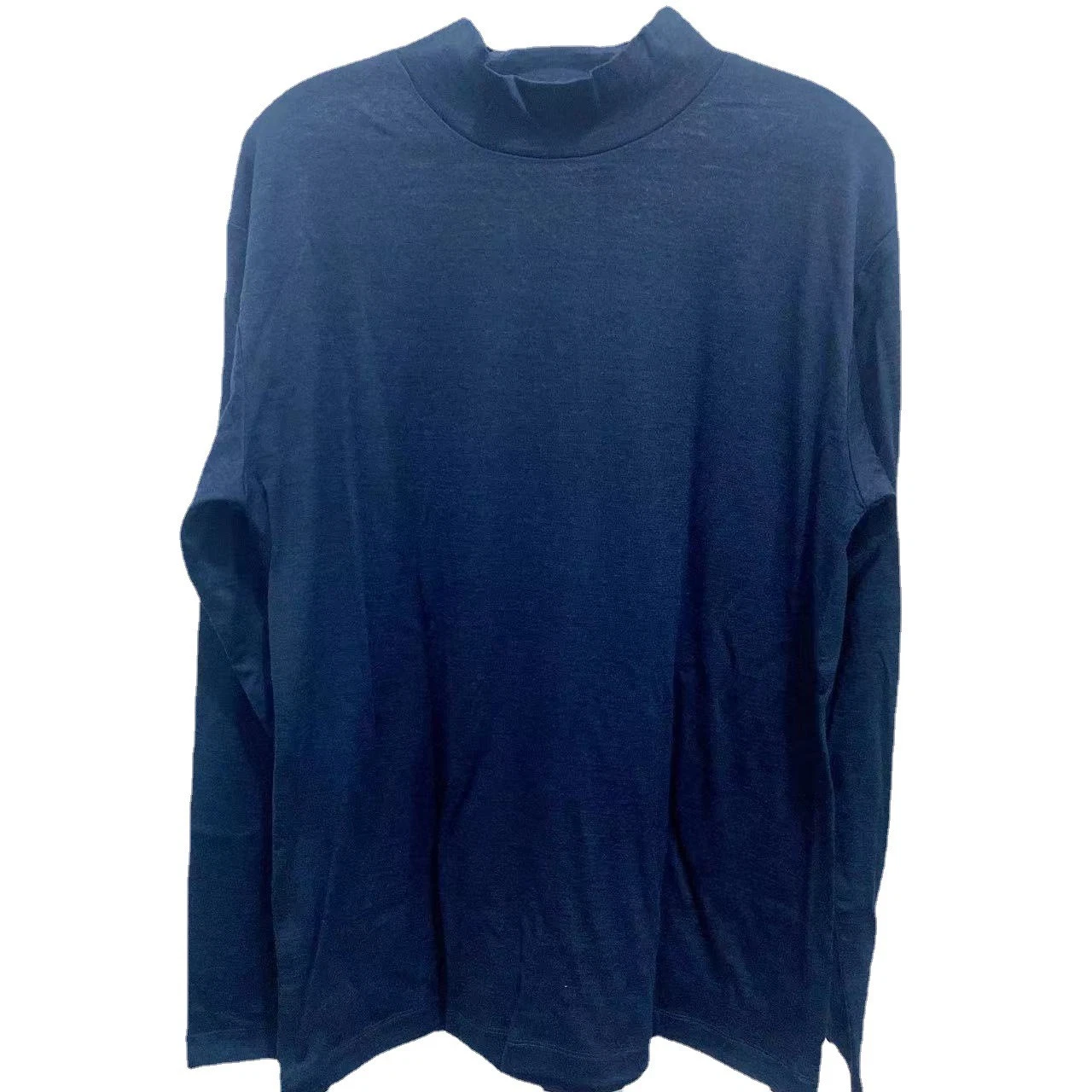 Men's Sweater Winter Solid Color Business Casual Slim Round Neck Knitting