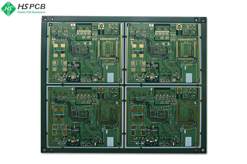 Circuito mín. De placa PCB HDI de perfuração a laser com resina de pastilha Fabricante da placa