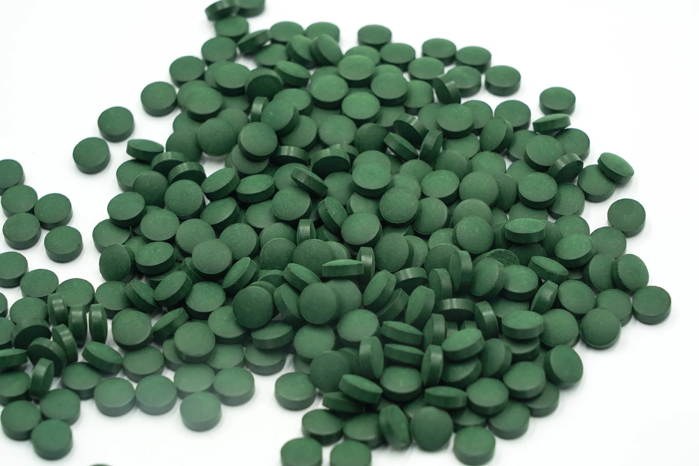 Health Food Spirulina Tablets 200, 250, 300, 400, 500mg