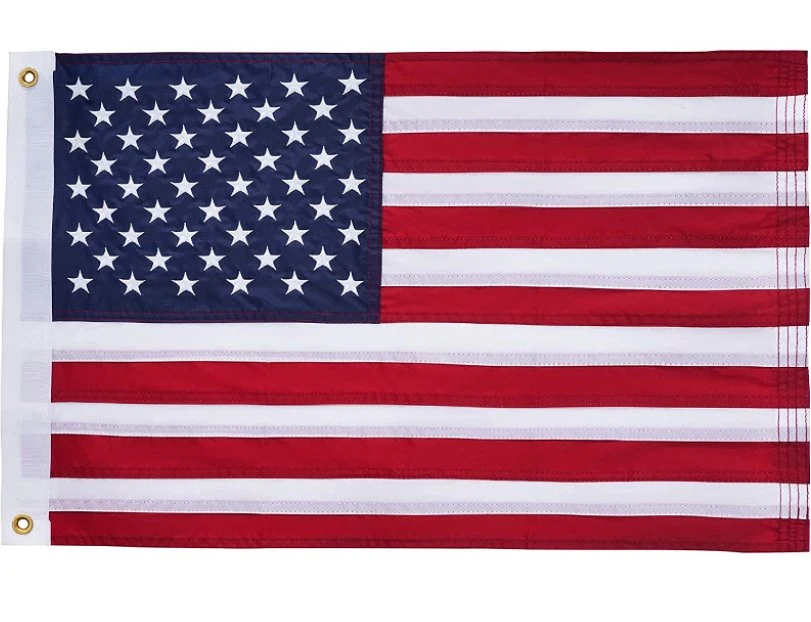 3X5FT 90X150cm Good Quality Manufacturer Wholesale/Supplier Vivid Color Custom Flags Embroidery USA Flags, Banners