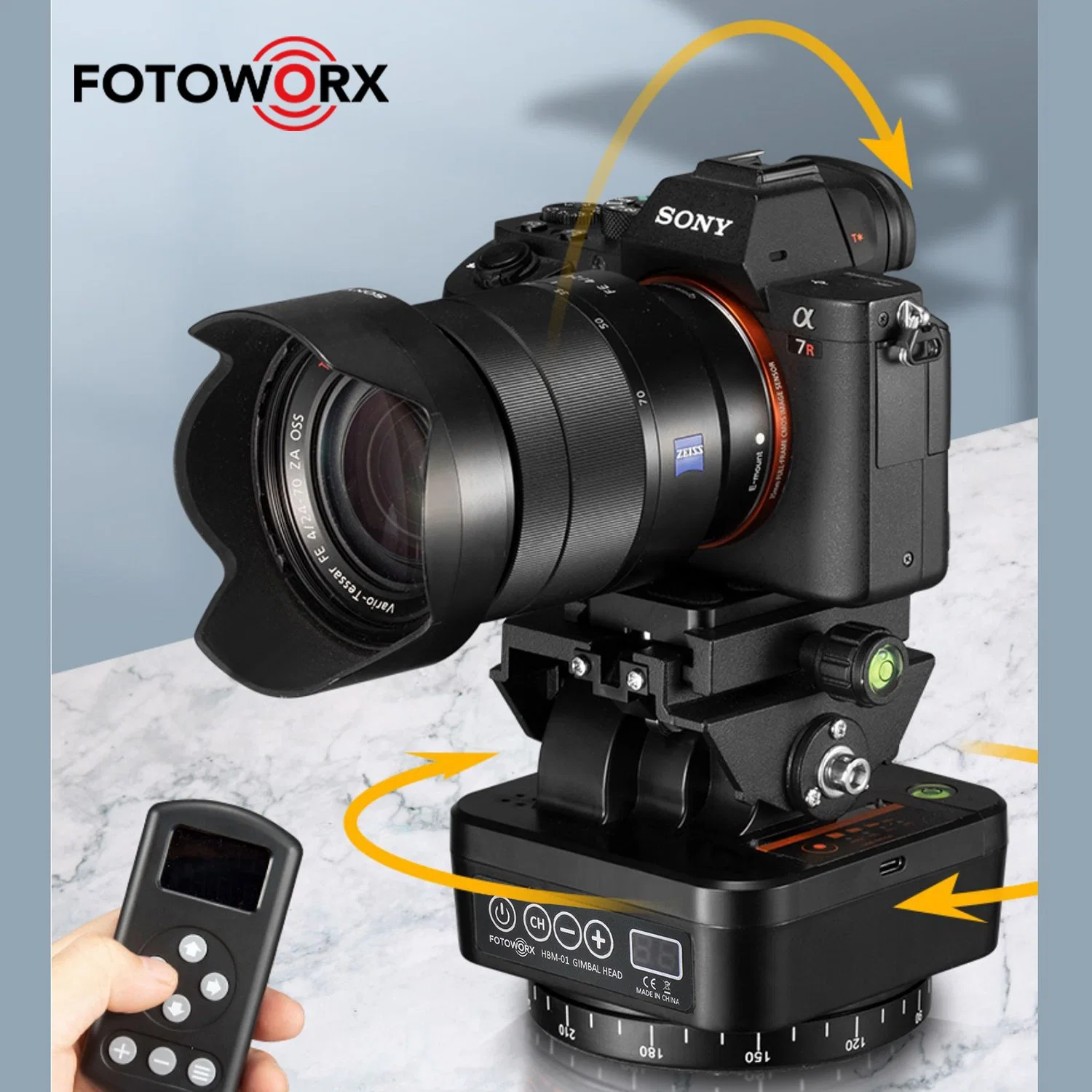 جهاز تحكم عن بعد لاسلكي برأس عاكسة Fotoworx لكاميرا DSLR