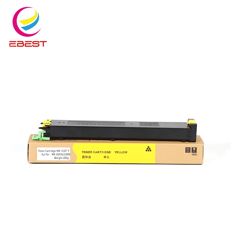 Ebest Compatible Sharp Mx31 Mx-31 Mx26 Mx-26 Mx-31kft Mx-31cft Mx-31mft Mx-31yft Toner Cartridge for Mx-2601n 3101n 2600n 3100n