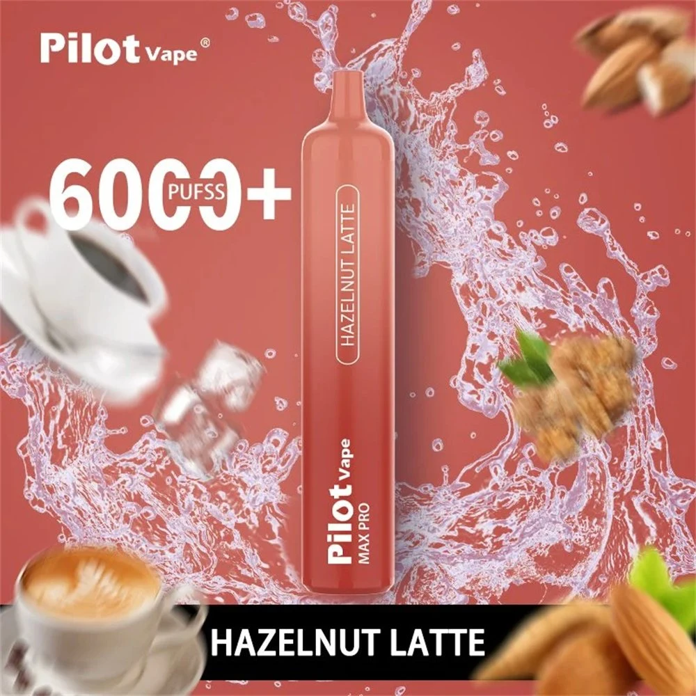 Nuevo piloto de llegada Max PRO 6000 6K Puff Puffs Mesh Bobina recargable desechable VAPE Ecig plumas desechables vaporizadores sabores de frutas Puff