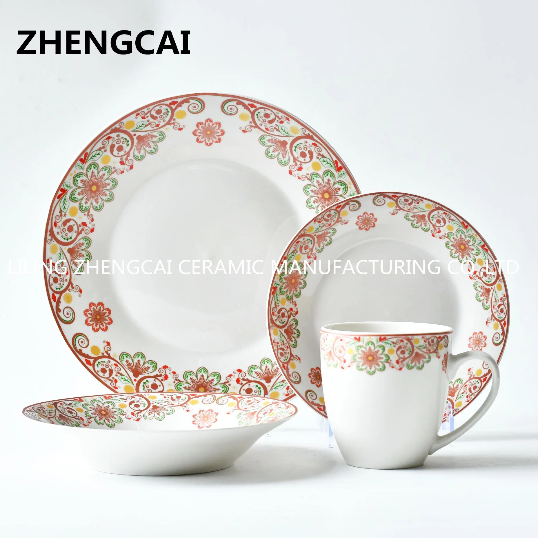 Wholesale European OEM/ODM Ceramic Tableware Dinner Set