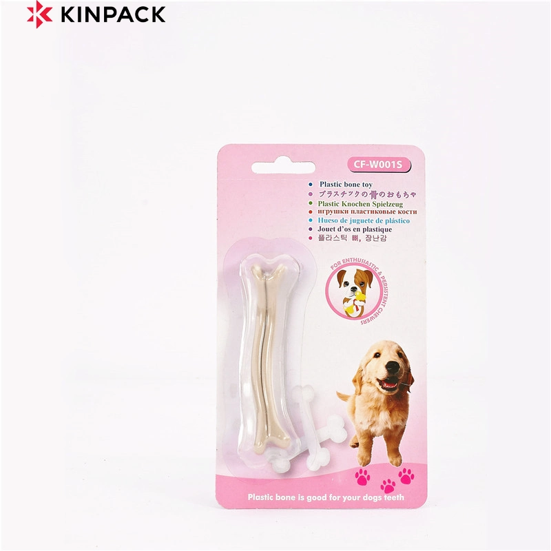 Kinpack Hot Sell Dog Grinding Toys Pet Teeth Cleaning Plastic Bones Pets Toys