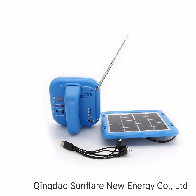 Portable High quality/High cost performance Solar Lantern/Lamp/Light Support FM Radio, MP3 and Phone Charger