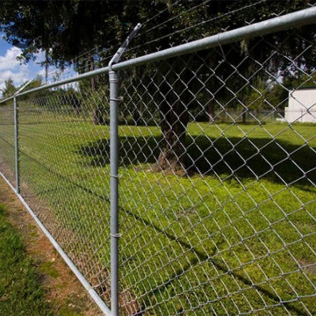 2 Inch 6 ft Chain Link Fence Galvanized Fencing Galvanized Iron Wire