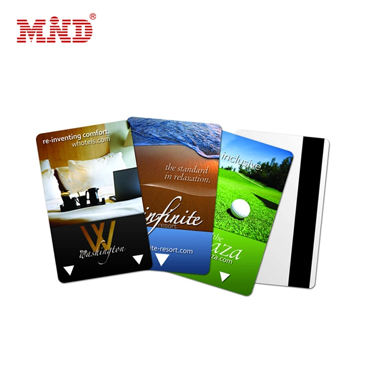 Factory Price Cr80 PVC Magnetic Strip Card Free Encoding Magnetic Hotel Card