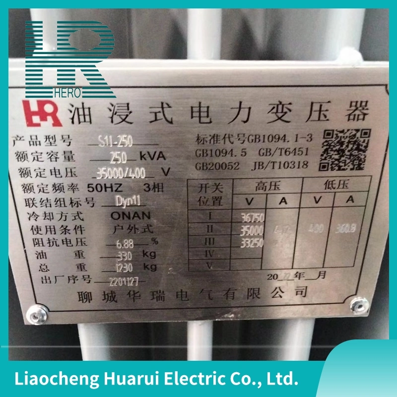 Expoxy Resin Three-Phase Transformer Price 20~2500kVA 36~3300V/Control Isolation/ Copper/Aluminum Power Transformer