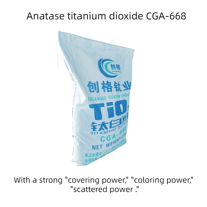 Durability and Whitening of Cga-668 Reinforced by Anatase Titanium Dioxide