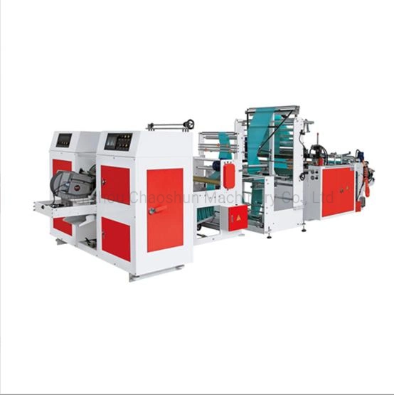 Bag on Roll PE PLA Pbat Cold Cutting Biodegradable Automatic Changing Trash Bag Making Machine