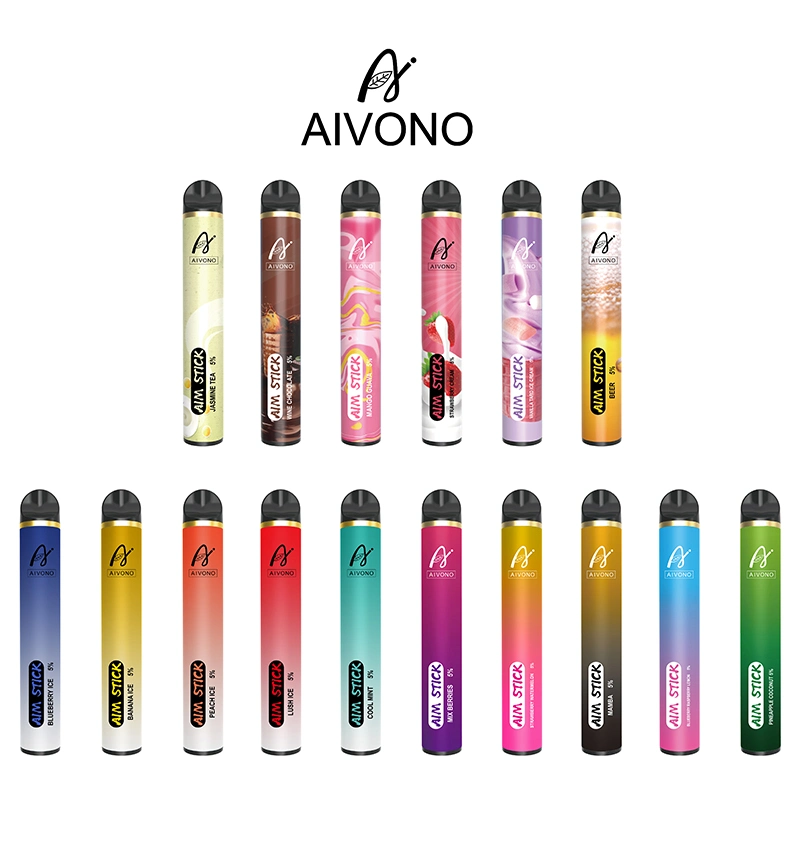 Original Disposable/Chargeable Vaporizer Cigarette Vape Aim Stick 2500 Puffs Fruit Juice Vaporizer