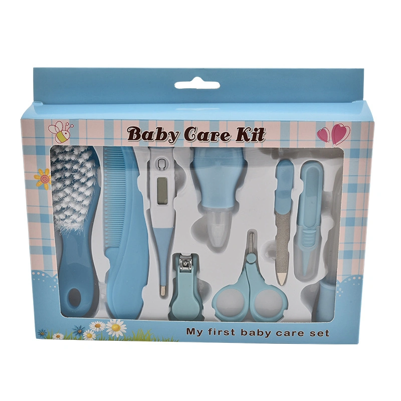 10PCS/Set Safety Baby Care Accessory Kit Nail Clipper Baby Newborn Grooming Kits