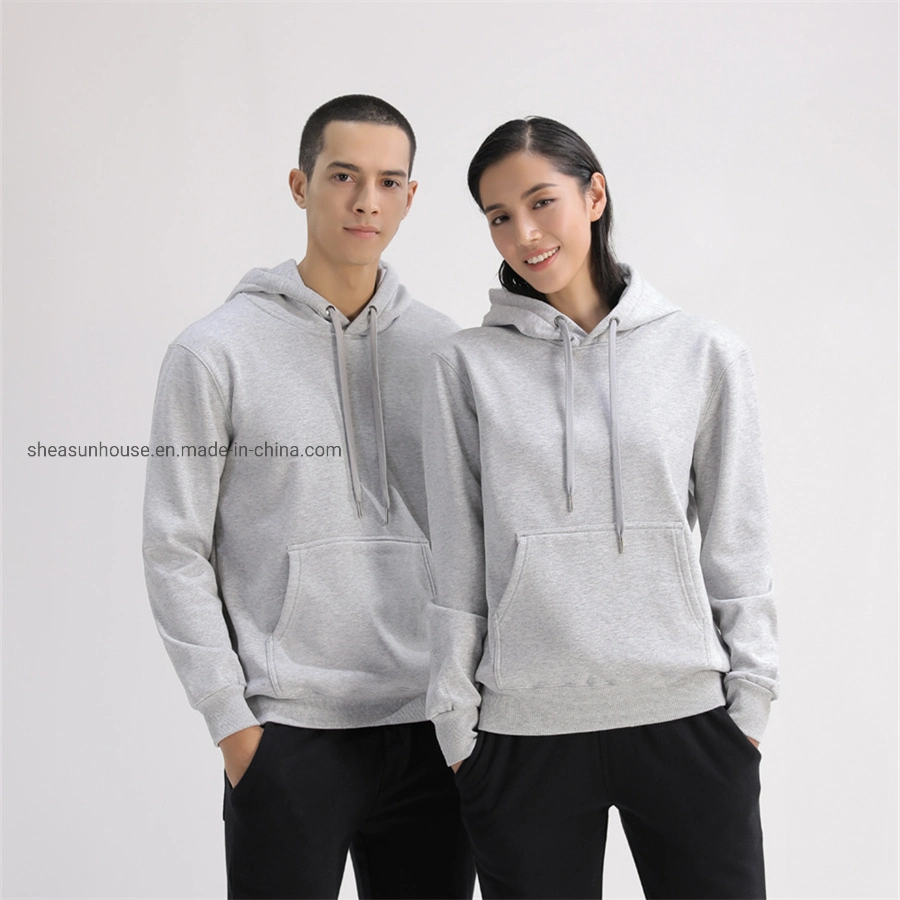 Full Zip Hoodie Blank Fashion Sweatshirt Organic Cotton Sweatshirt