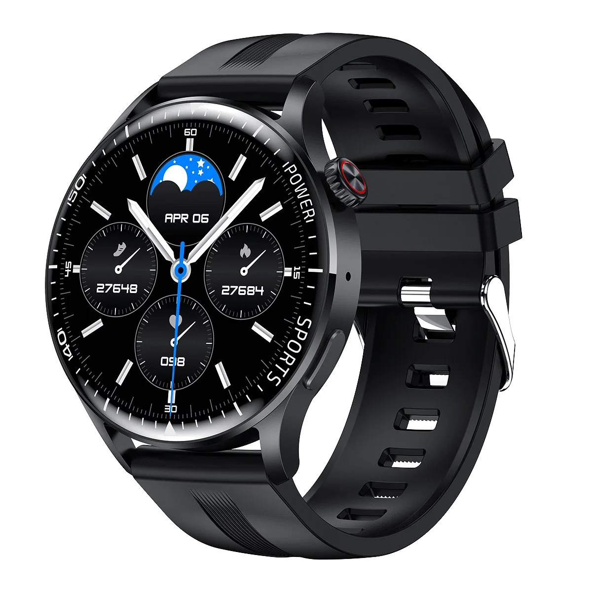 Montre intelligente multifonctionnelle de mode sportive à grand écran Appel téléphonique Bluetooth pour filles femmes hommes Montres-bracelets Smartwatch
