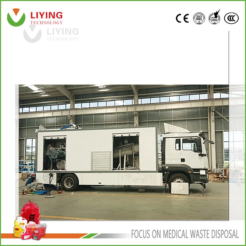 Hospital Medical Garbage Microwave Disinfection Technology Mobile Handled Equipment