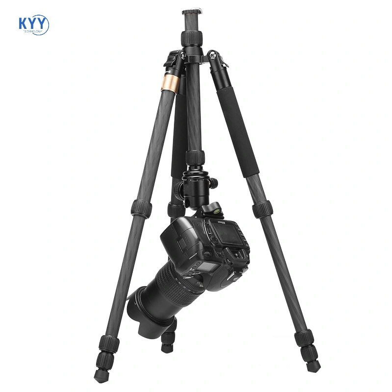 Professional Carbon Fiber Tripod for Camera Travel DSLR Tripod for Video Digital 10kg Load Ball Head Tripod Camera