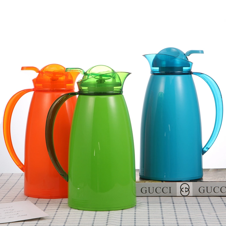 Wholesale/Supplier1 Liter Hot Cold Water Tea Vacuum Thermal Plastic Customize Coffee Flask with Glass Refill