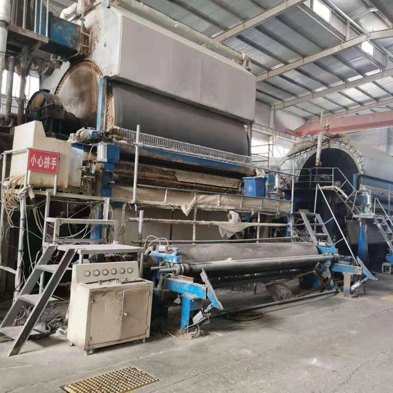 3500mm Máquina de fabricação de papel higiênico usada de segunda mão, 10-15tpd