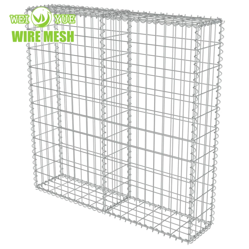 Verzinkter Gabion Steinkäfig / geschweißte Gabion Box Korb für Steinhaltewand