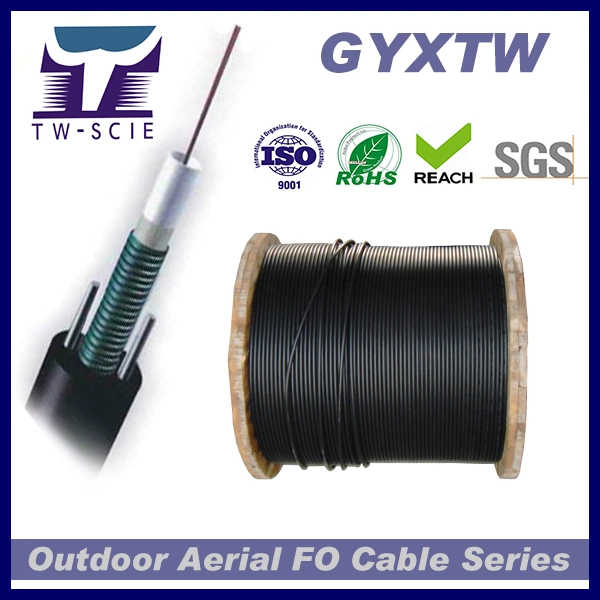 Fiber Optic Cable for Long Distance Communication and LAN 2-12fibers (GYXTW)