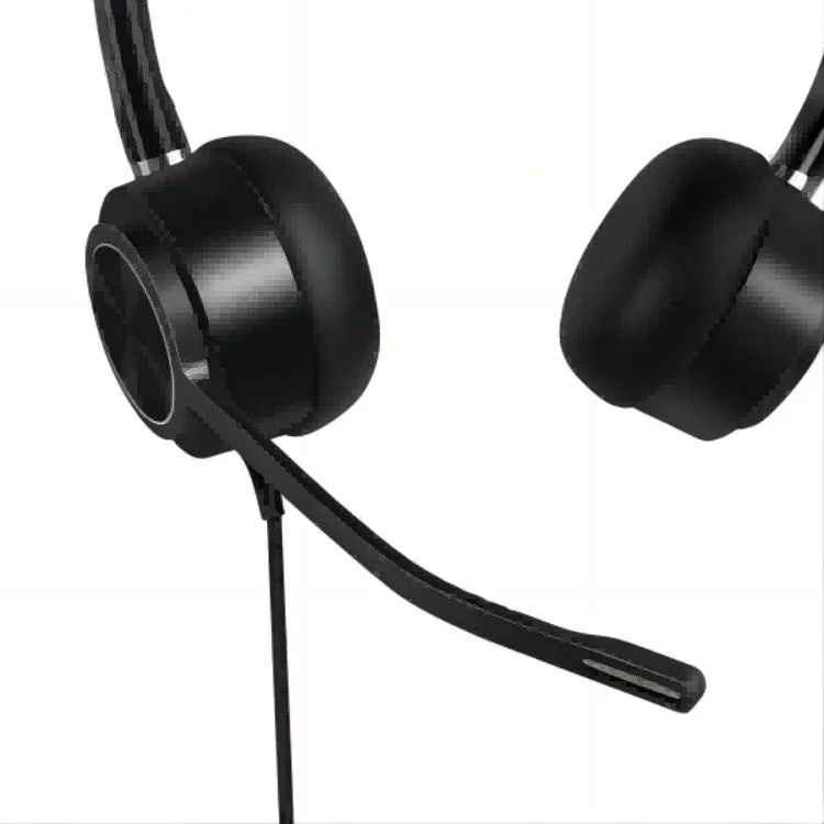 Compatible Noise-Canceling Call Center Wired Headset for Office