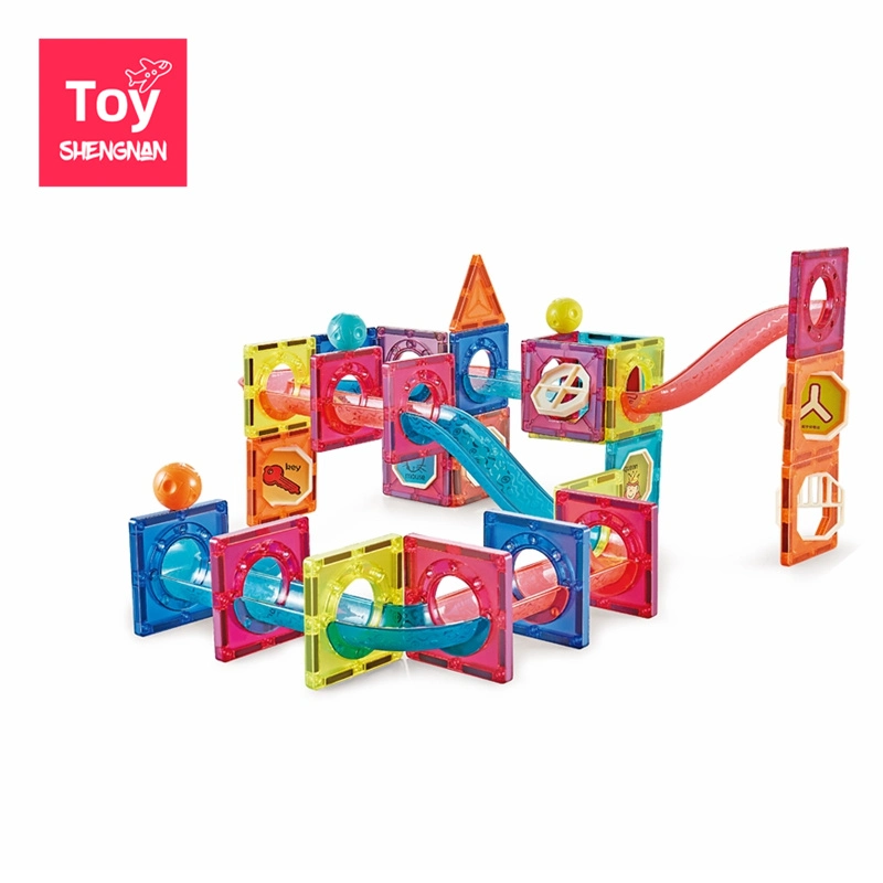 Tiles Magnetic Building Blocks Toys Rod Ball Construction Cube Children