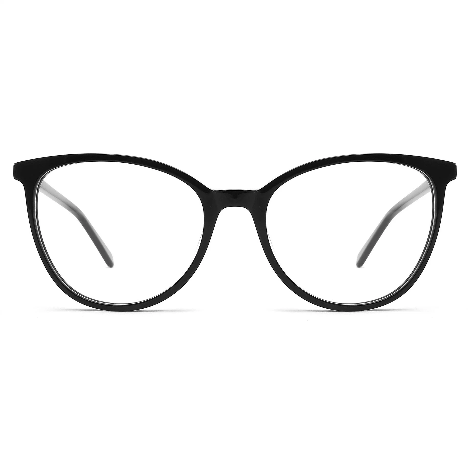 Custom Available Acetate Clear Frame Circular Best Selling Popular Glasses Basis Style Wholesale Optical Frames