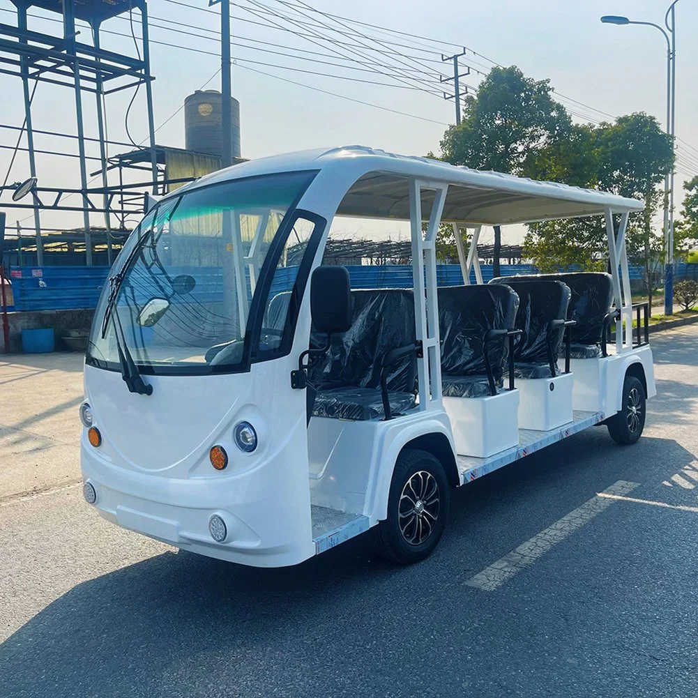 Exhibition Electric Sightseeing Bus of Wheel Track 1330mm