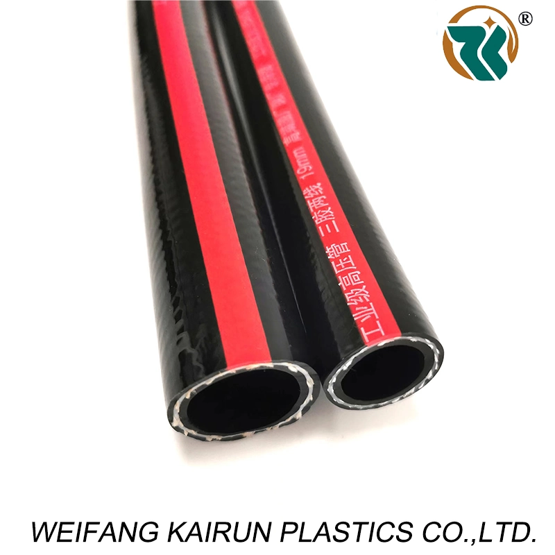 Flexible High Pressure PVC Hose /PVC Fiber Braided Reinforced Water Hose Tube