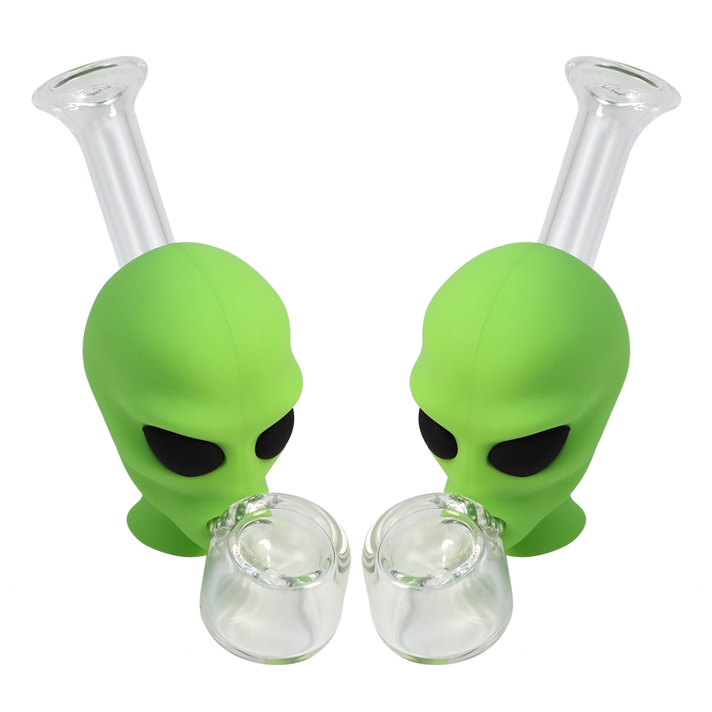 Alien Glass Hand Pipe Smoking Water Pipe Prix de gros