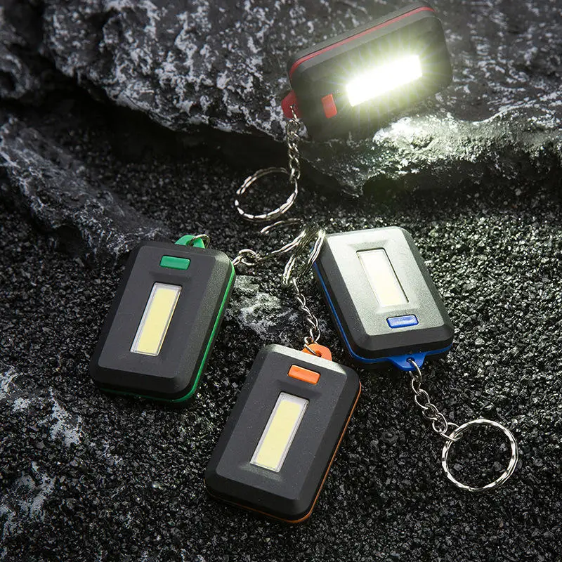 Factory Price Colorful Torch 5 LED Aluminum Key Chain Light Flashlight