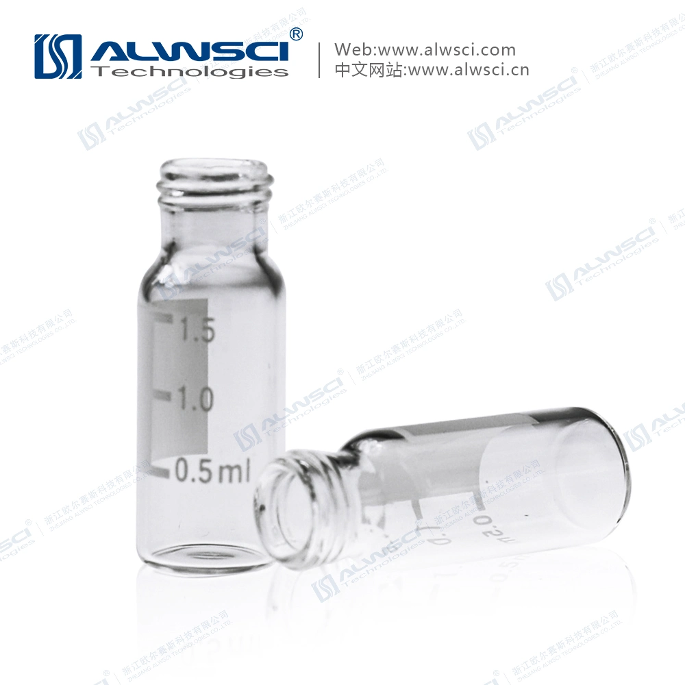 Alwsci Autosampler Clear Glass 2ml HPLC ND9 Vial