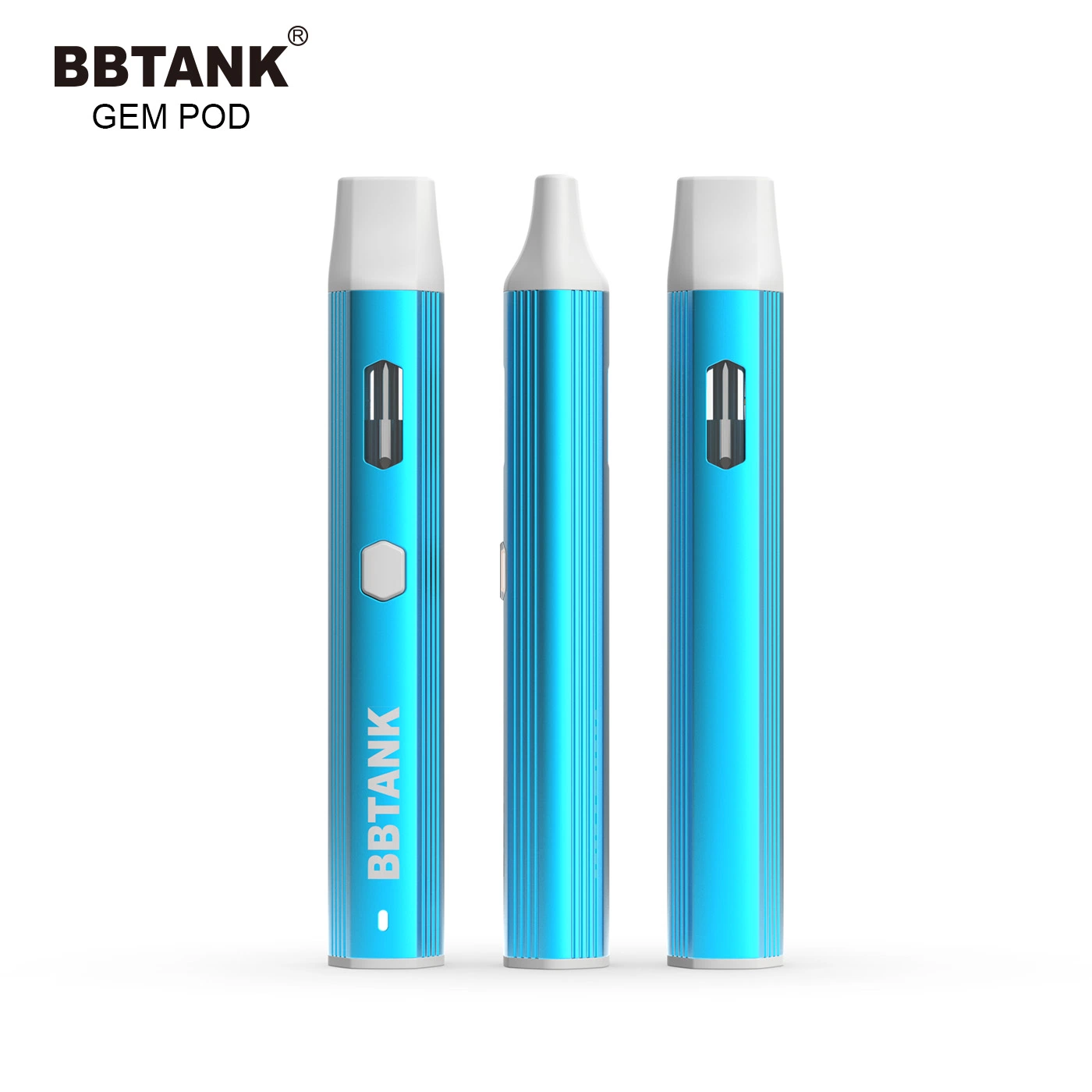 Bbtank 2ml Oil Vaporizer Pen Preheat Thick Oil Vape Pen 2g USB C Recharge Empty Vape