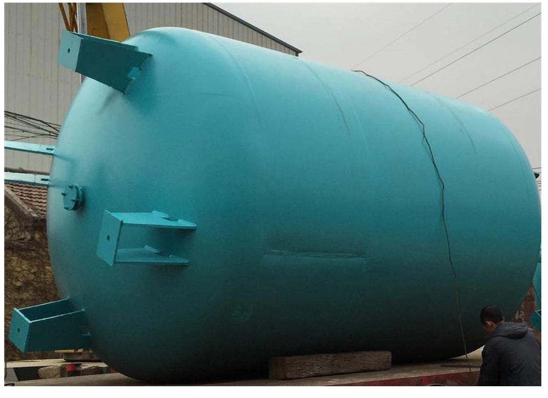 Vertical Horizontal Ss Ms Carbon Steel Q235 Q345 Glass Lined Storage Tank/Vessel/Receiver