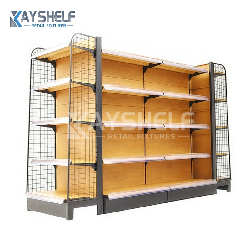 Modern Retail Shop Gondola Shelving System Grocery Store Used Display Shelving for Sale