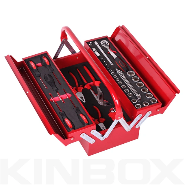 Kinbox 48PCS Hand Tools Tool Box Automotive Tools