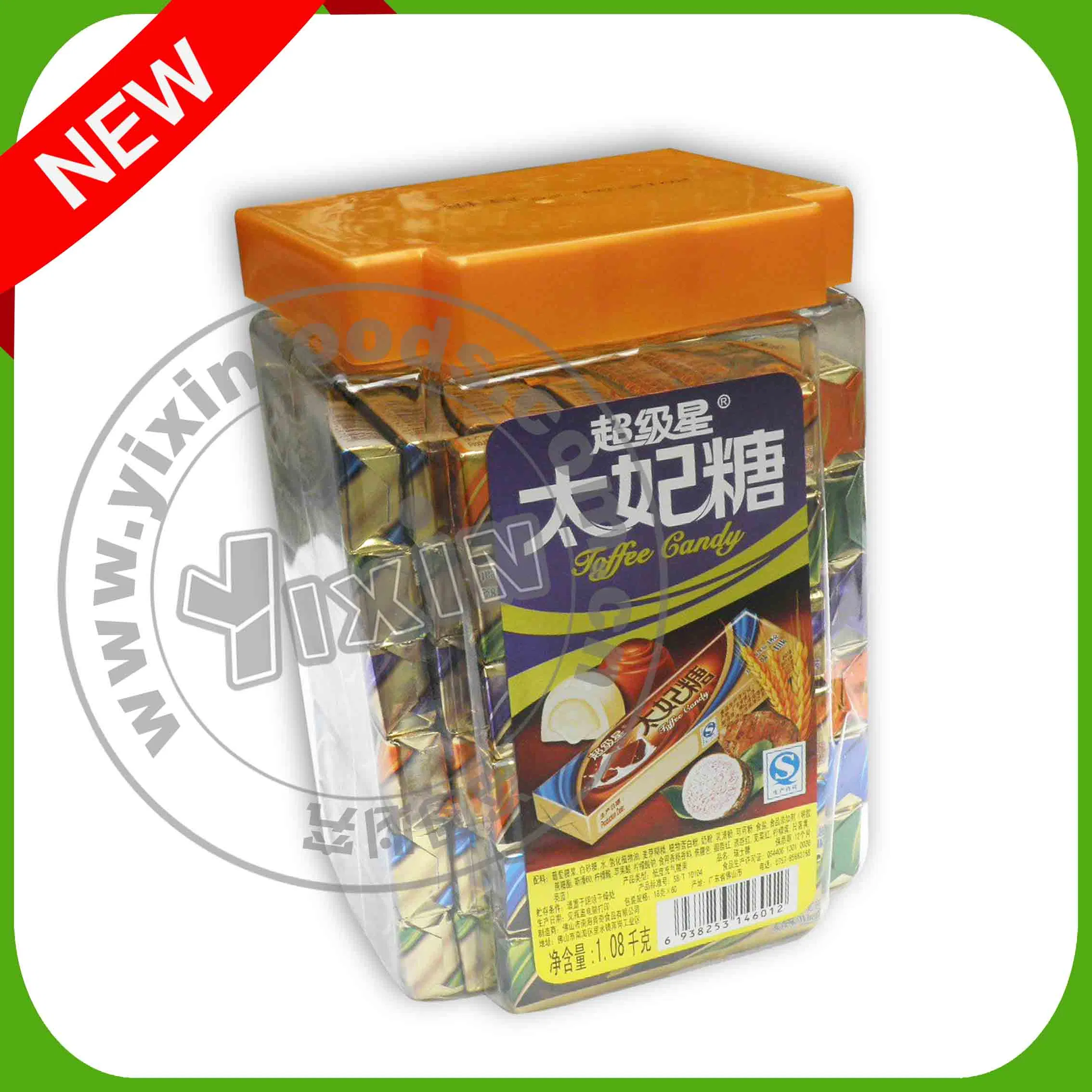 Wholesale/Supplier Custom Private Label Halal Supper Star Toffee Chewy Candy