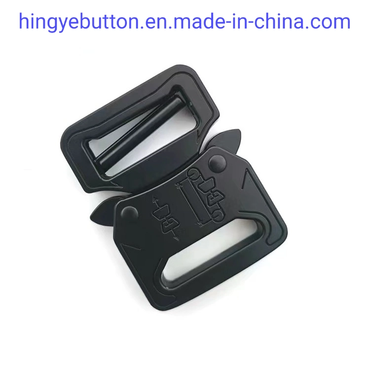 Metal Buckle Matt Black Aluminium Light Weight Buckles for Belt Handbag Garment Accessories