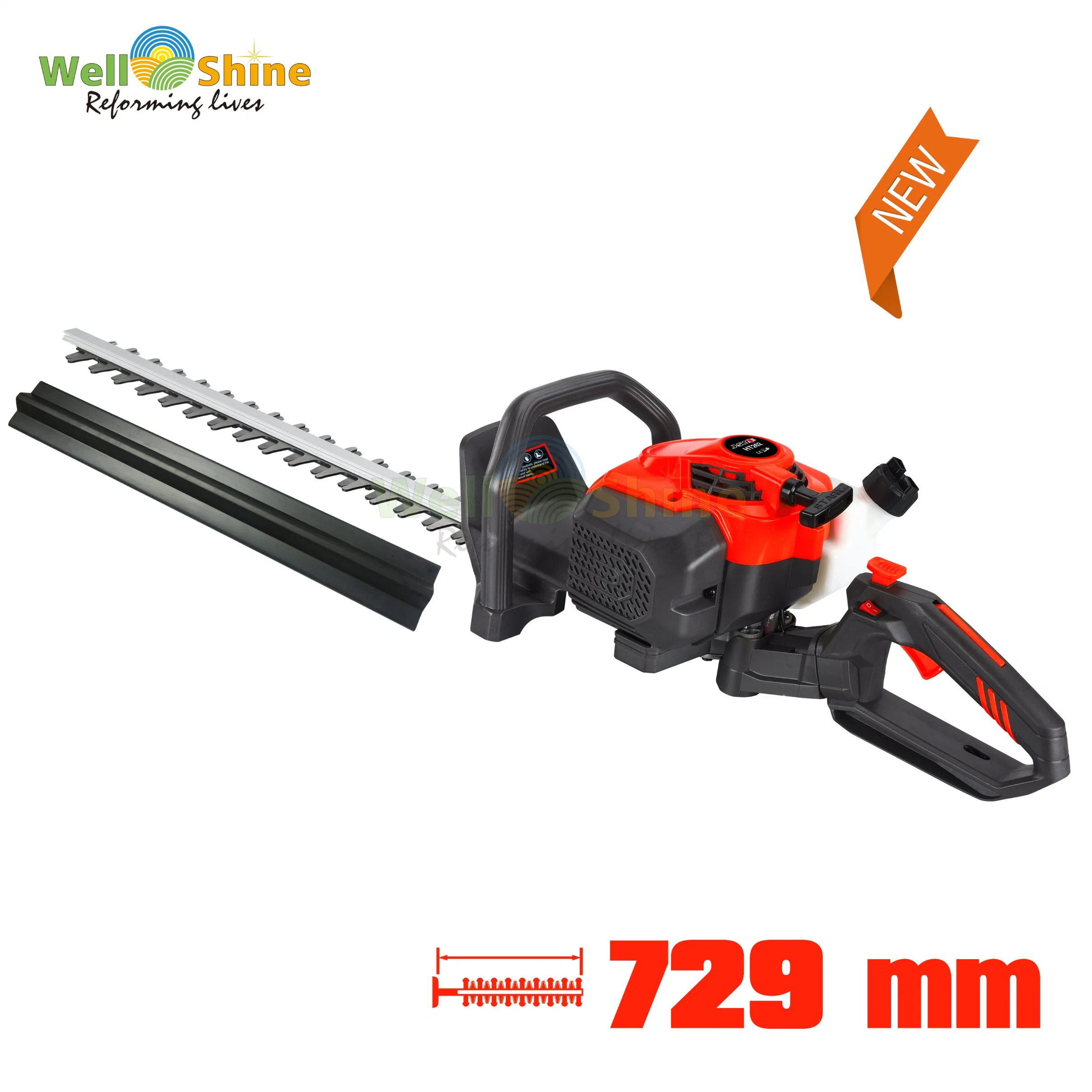 High Quality Dual Blade 25.4cc 2-Stroke Hedge Trimmer