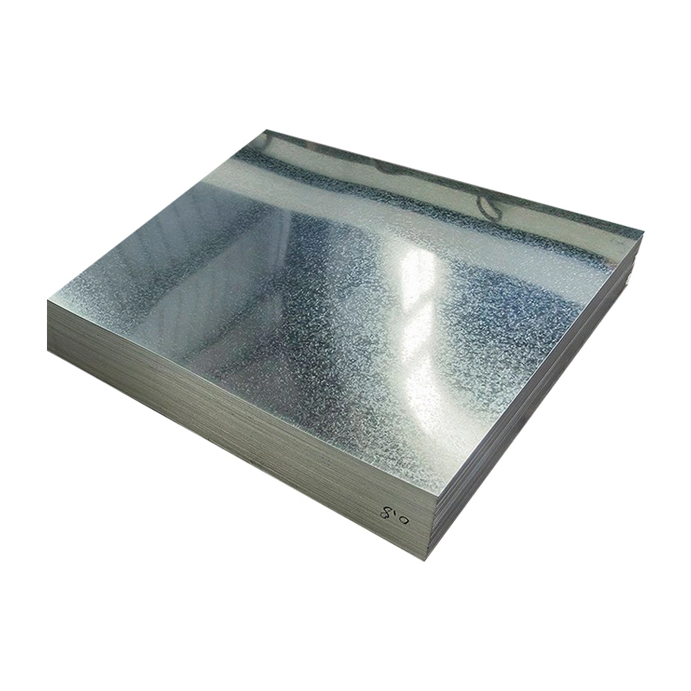 0.17-2mm de espesor Dx51d Galvanizado calibre 24 26 28 Electro DIP caliente de la hoja de acero galvanizado Gi metal laminado en frío de 0,5 mm de chapa de hierro de 1mm 3mm de espesor de acero galvanizado