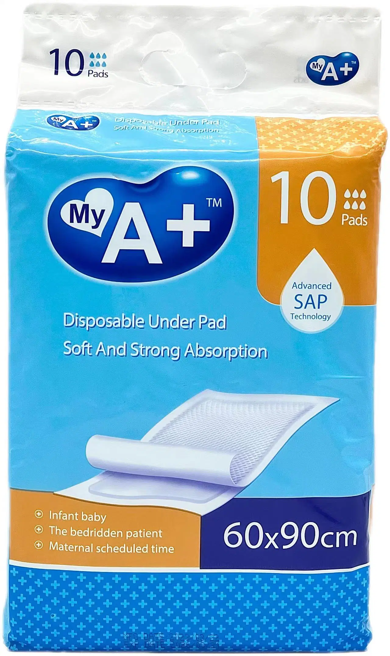 Desechable Super absorbency Adulto Underpad Hogar de Enfermería de pañales cambiar Almohadilla