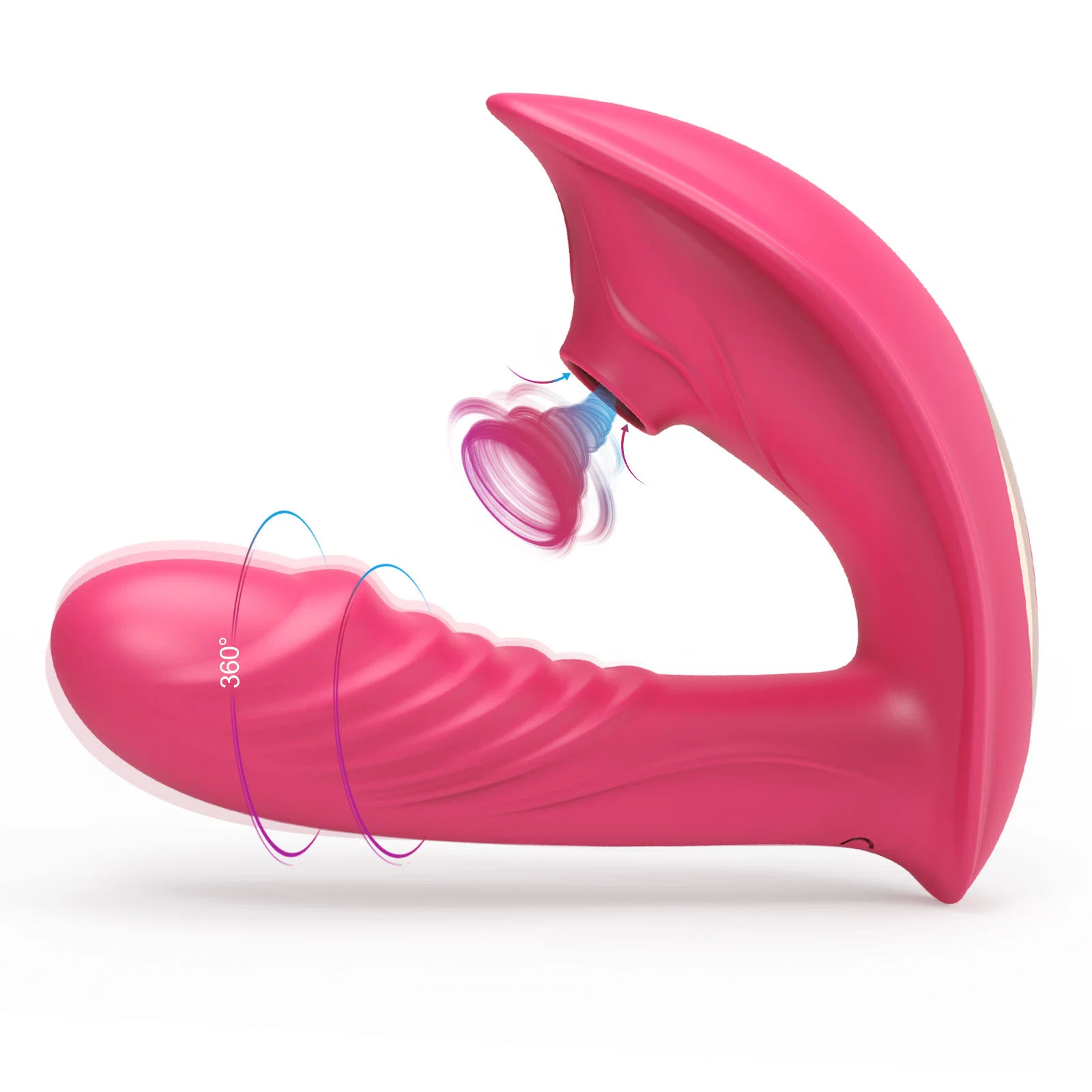 Venta caliente Vagina chupando vibrador 10 velocidades vibra ventosa de succión estimulador de clitoris Sexo Oral sexo los juguetes eróticos para mujeres chupando vibrador