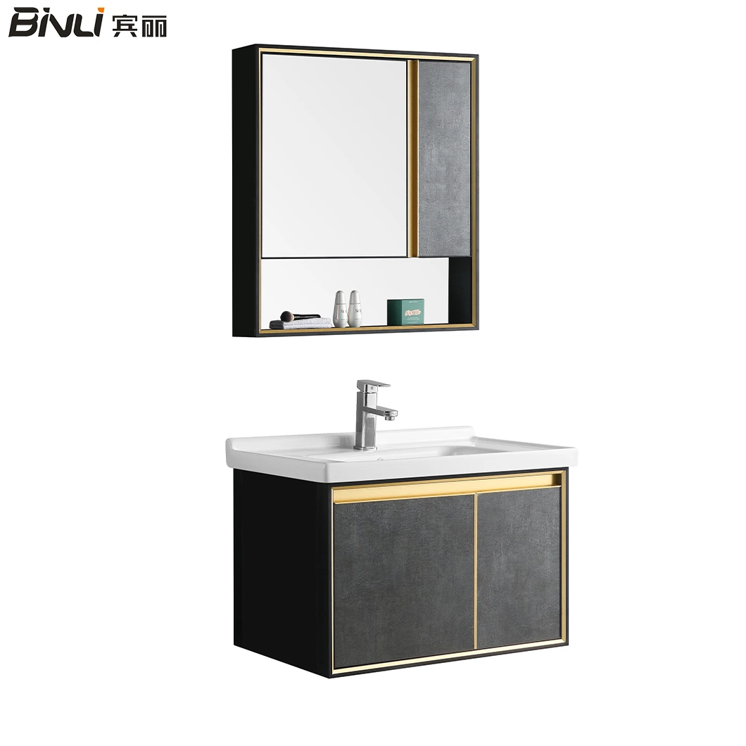 Big Space Household Euro Style Waterproof Bathroom Vanity Cabinet