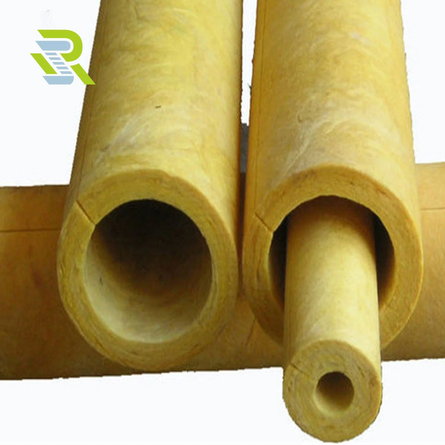 Rock Wool Pipe for Marine's Fireproof and Waterproof, Rockwool Pipe with Aluminum Foil 80-140kg/M3 Heat Resistant Insulation Pipe