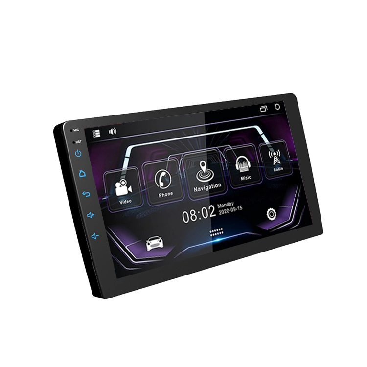 Universal 9 pulgadas Android multijugador 11 Sistema de GPS con pantalla táctil de audio de coche 2 DIN