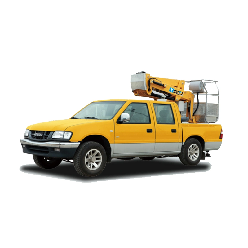 12m Pickup Aerial Work Platform Electric Insulation Bucket Manlift Skylift Repair Street Light